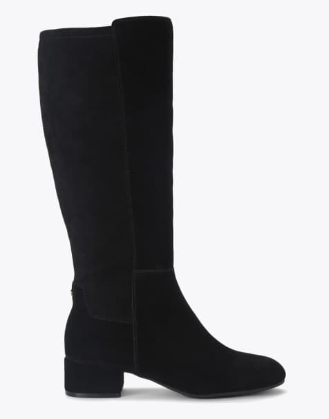 KG Kurt Geiger Tabina high leg knee boots in black - view 1