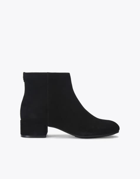 KG Kurt Geiger Tabina low ankle boots in black suede - view 1