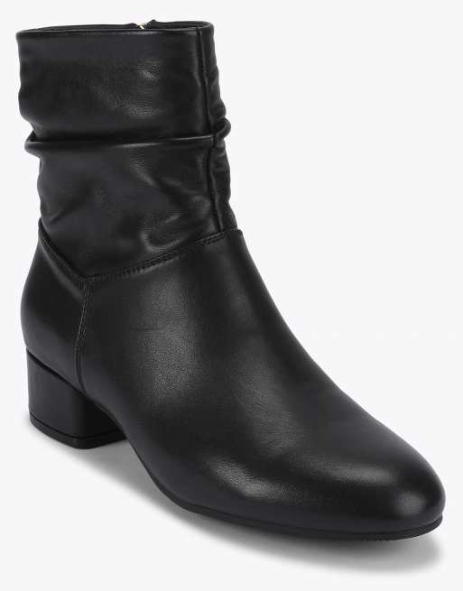 KG Kurt Geiger Tabina slouch low ankle boots in black, 2 of 4