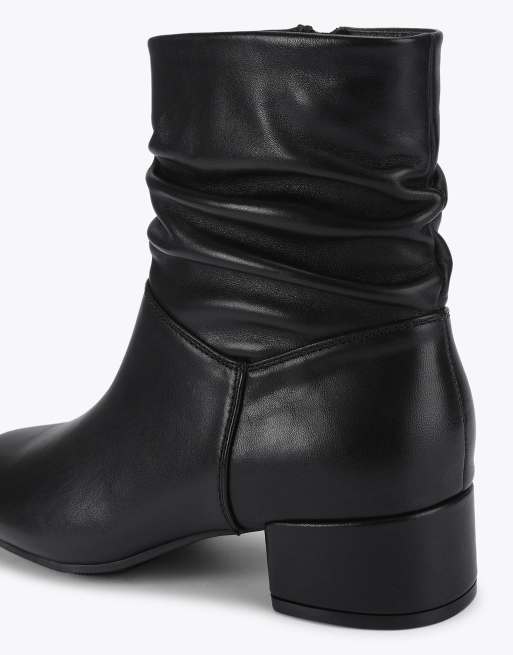 KG Kurt Geiger Tabina slouch low ankle boots in black, 3 of 4