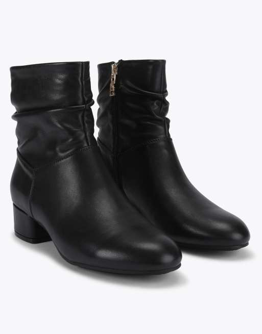 KG Kurt Geiger Tabina slouch low ankle boots in black, 4 of 4
