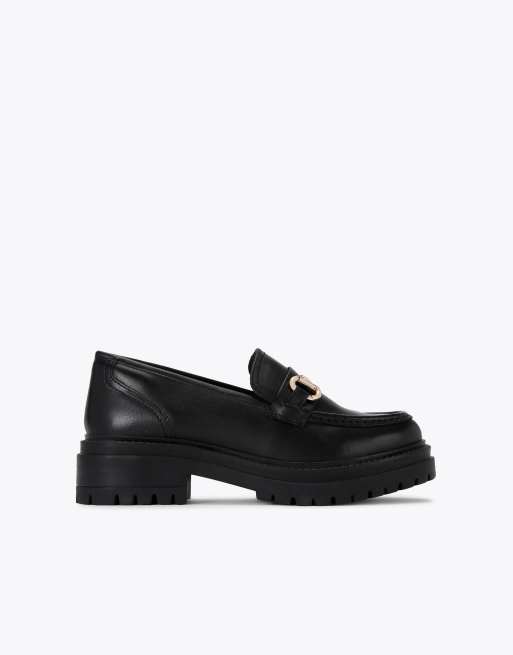 KG Kurt Geiger Tasha loafer2 flat shoes in black leather, 2 of 4
