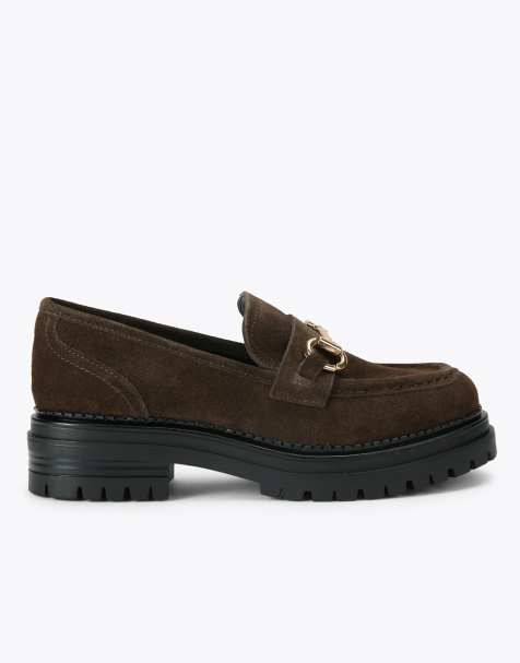 KG Kurt Geiger Tasha loafer2 flat shoes in brown - view 1