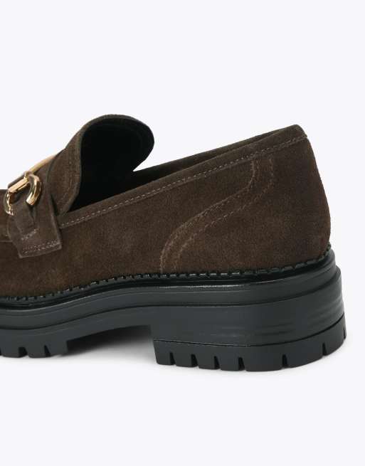 KG Kurt Geiger Tasha loafer2 flat shoes in brown, 3 of 4