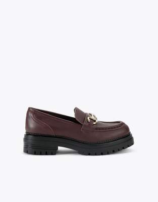  Tasha loafer2 flat shoes in wine leather
