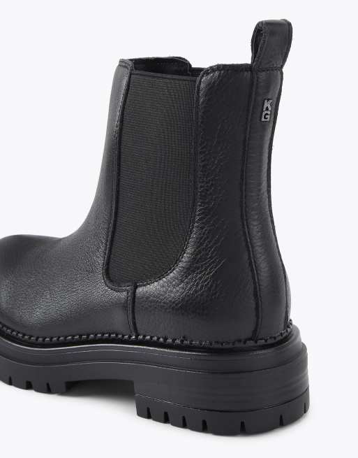 KG Kurt Geiger Tasha3 low ankle boots in black, 3 of 4