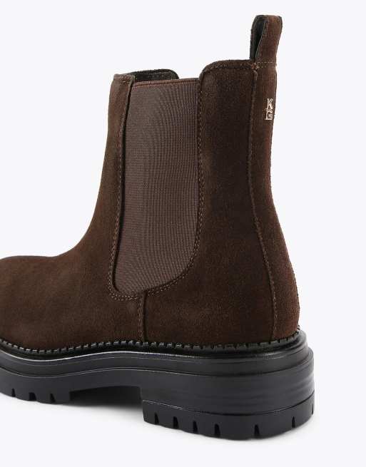 KG Kurt Geiger Tasha3 low ankle boots in brown, 3 of 4