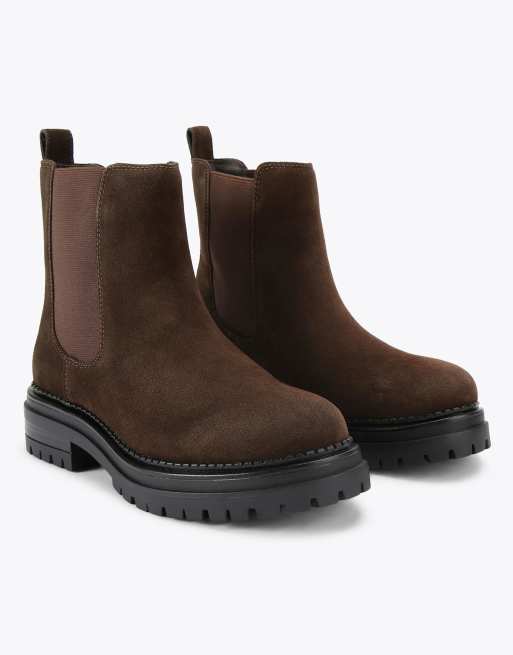 KG Kurt Geiger Tasha3 low ankle boots in brown, 4 of 4
