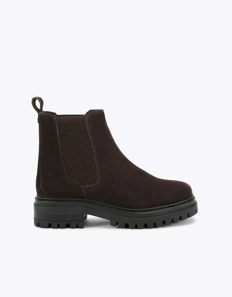 KG Kurt Geiger Teddy low ankle boots in brown - view 1