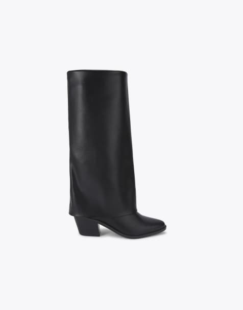 KG Kurt Geiger Telling2 knee boots in black - view 1
