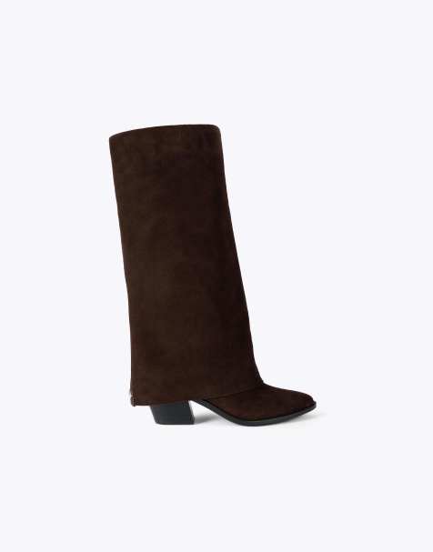 KG Kurt Geiger Telling2 knee boots in dark brown - view 1