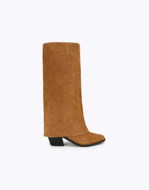 KG Kurt Geiger Telling2 knee boots in tan