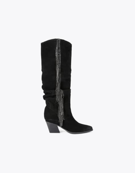 KG Kurt Geiger Tempt knee boots in black - view 1