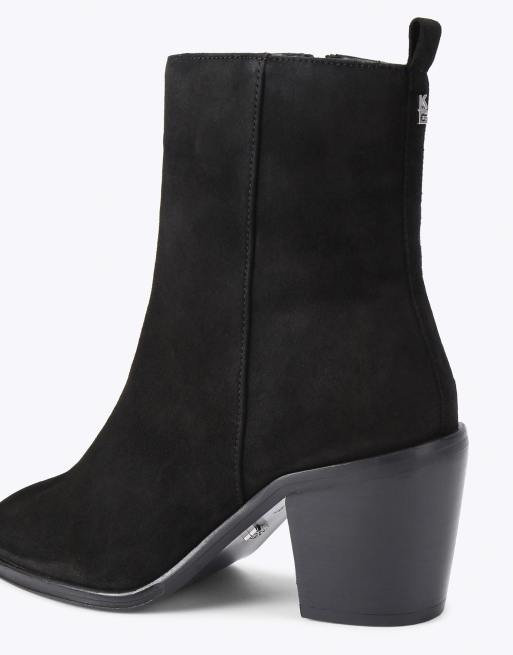 KG Kurt Geiger Terrace mid ankle boots in black, 3 of 4