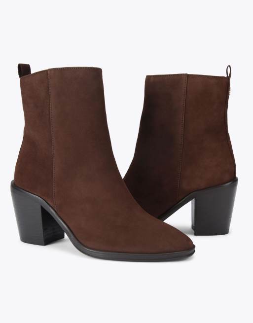 KG Kurt Geiger Terrace mid ankle boots in brown, 4 of 4
