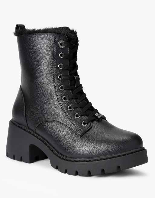 KG Kurt Geiger Tess lace up mid ankle boots in black, 2 of 4