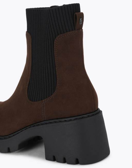 KG Kurt Geiger Tess low ankle boots in brown, 3 of 4