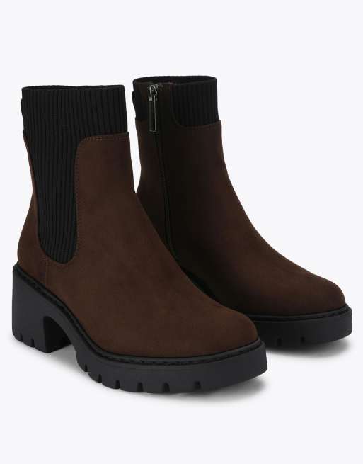 KG Kurt Geiger Tess low ankle boots in brown, 4 of 4