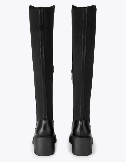 KG Kurt Geiger Tess otk over the knee boots in black, 3 of 4