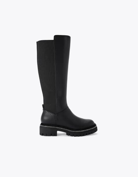 KG Kurt Geiger Tiff high leg knee boots in black - view 1