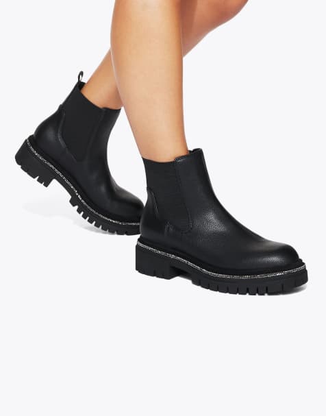 KG Kurt Geiger Tiff low ankle boots in black - view 1