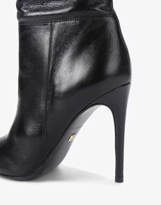 KG Kurt Geiger Tigerlily knee boots in black leather, 3 of 4