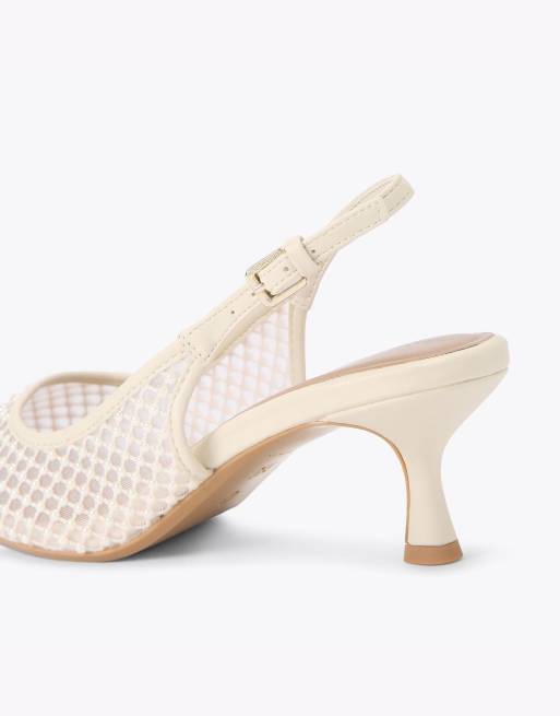 KG Kurt Geiger Tilly heeled shoes in bone combination, 3 of 4