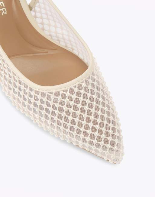 KG Kurt Geiger Tilly heeled shoes in bone combination, 4 of 4