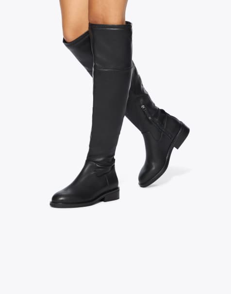 KG Kurt Geiger Tisha knee boots in black - view 1