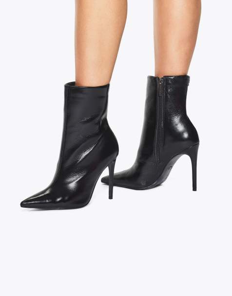 KG Kurt Geiger Tokyo high ankle boots in black leather - view 1