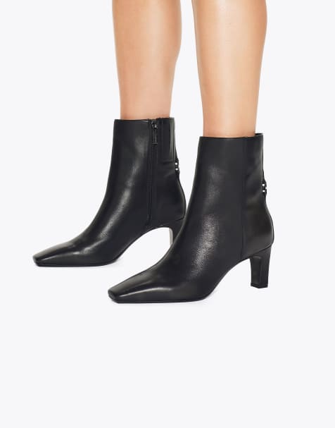 KG Kurt Geiger Tommy low ankle boots in black leather - view 1