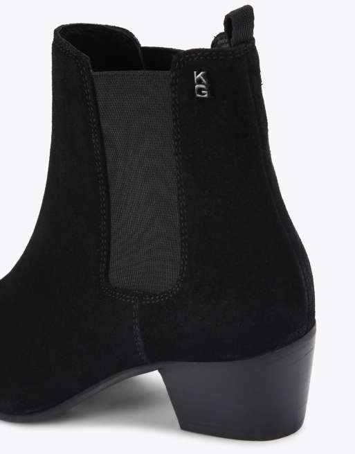 KG Kurt Geiger Topaz low ankle boots in black, 3 of 4