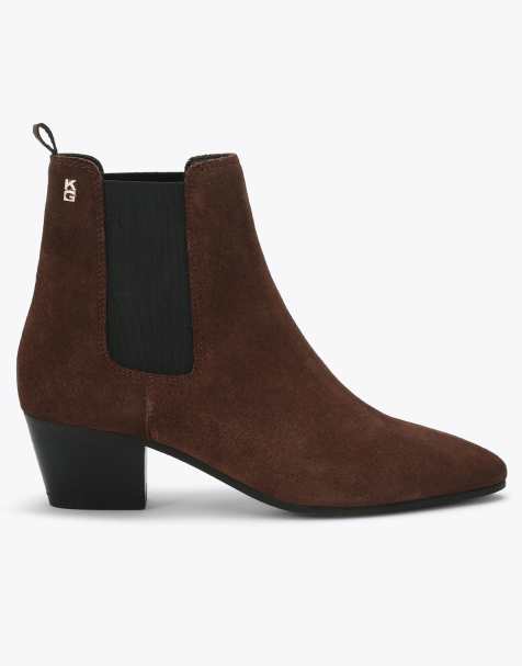 KG Kurt Geiger Topaz low ankle boots in brown - view 1