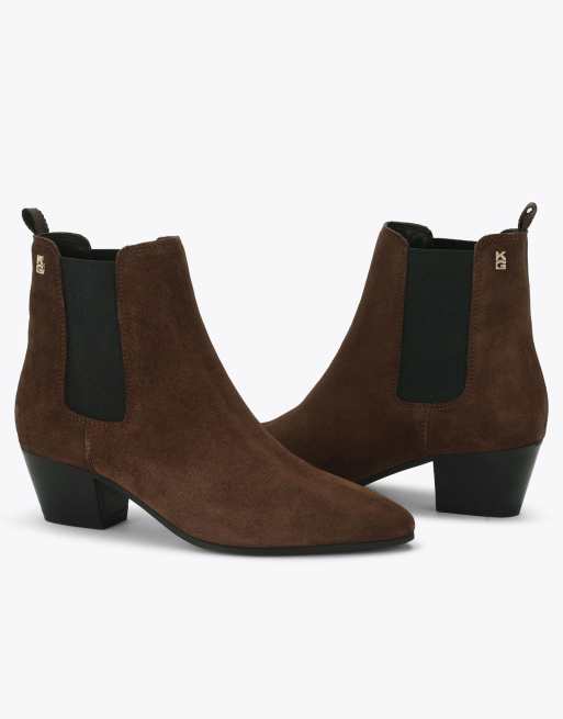 KG Kurt Geiger Topaz low ankle boots in brown, 4 of 4