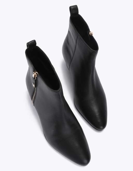 KG Kurt Geiger Topaz zip mid ankle boots in black, 2 of 4
