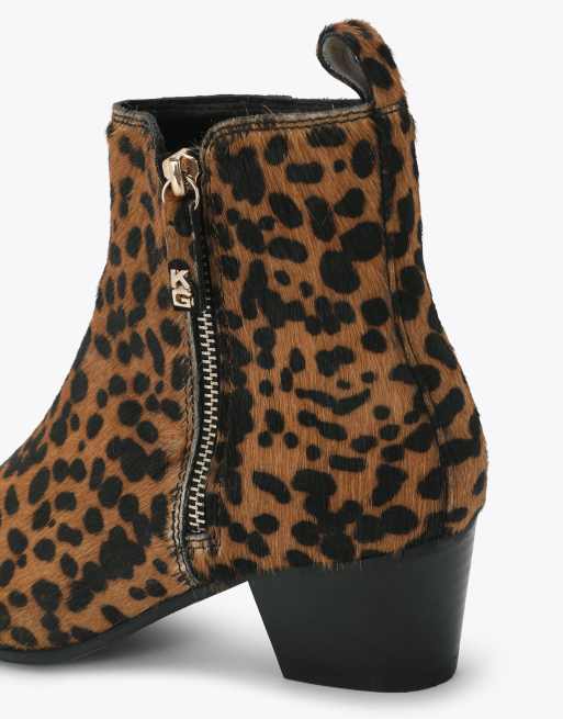 KG Kurt Geiger Topaz zip mid ankle boots in multi/other, 3 of 4