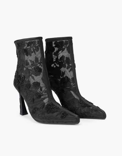 KG Kurt Geiger Transform high ankle boots in black combination - view 1