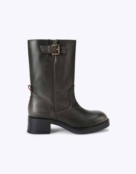 KG Kurt Geiger Trident low ankle boots in brown - view 1