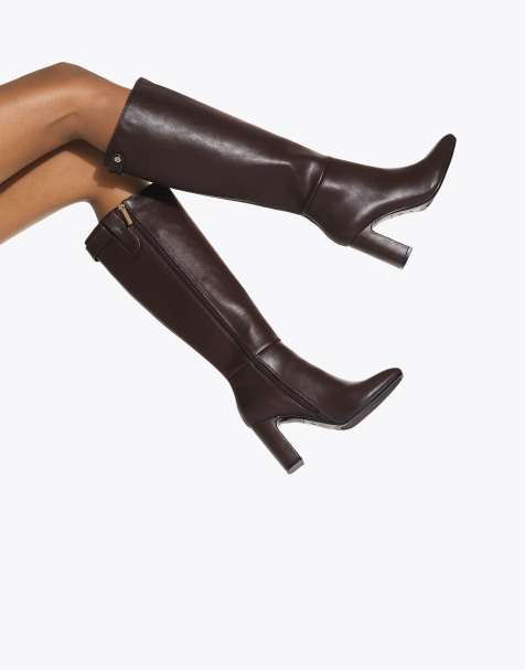 KG Kurt Geiger Trix knee boots in dark brown - view 1