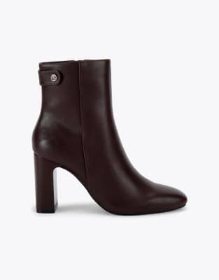  Trix mid ankle boots in dark brown