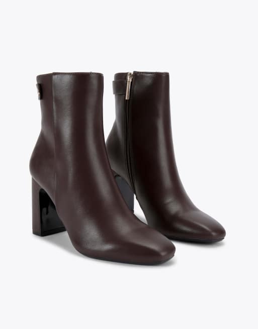 KG Kurt Geiger Trix mid ankle boots in dark brown, 3 of 4