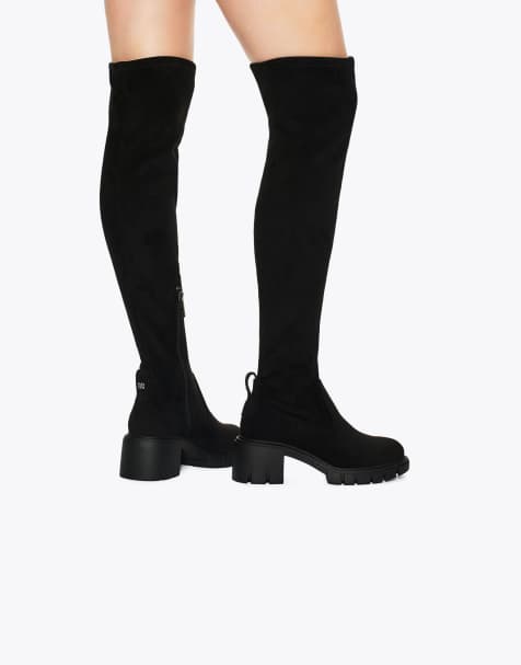 KG Kurt Geiger True knee boots in black suede - view 1