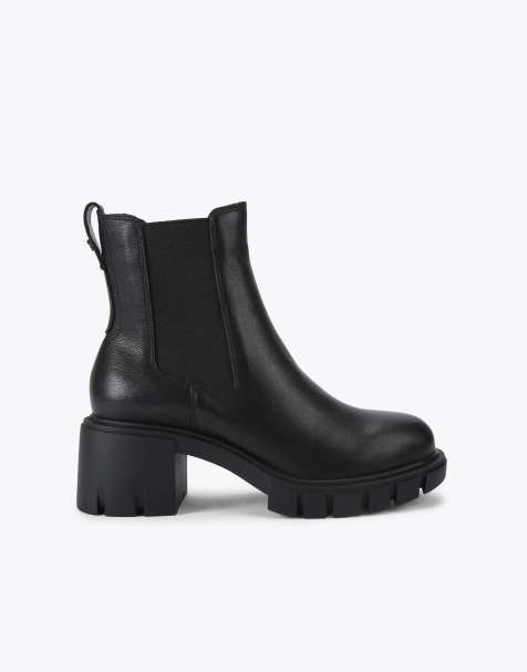 KG Kurt Geiger True mid ankle boots in black leather - view 1