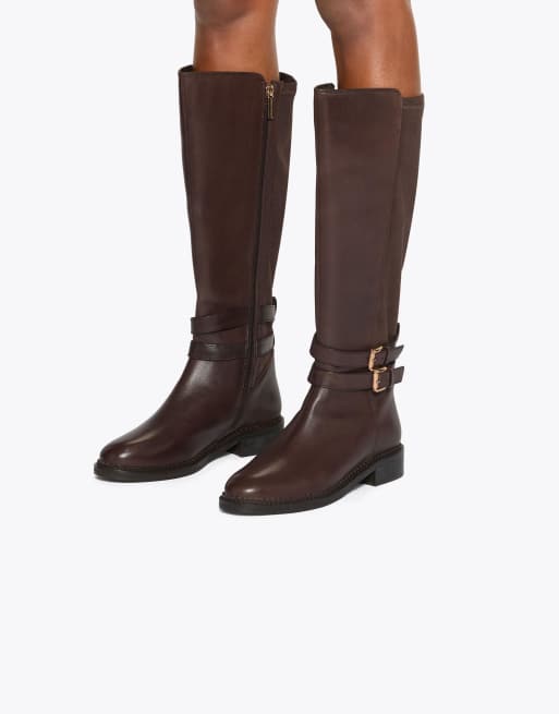 KG Kurt Geiger Trying knee boots in brown, 2 of 4