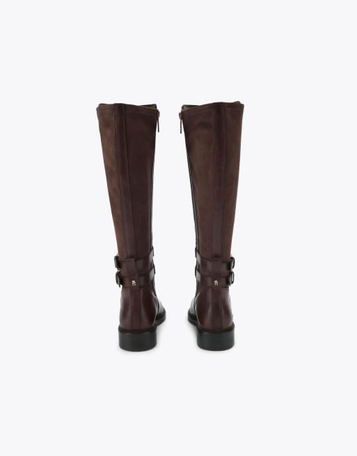 KG Kurt Geiger Trying knee boots in brown, 3 of 4