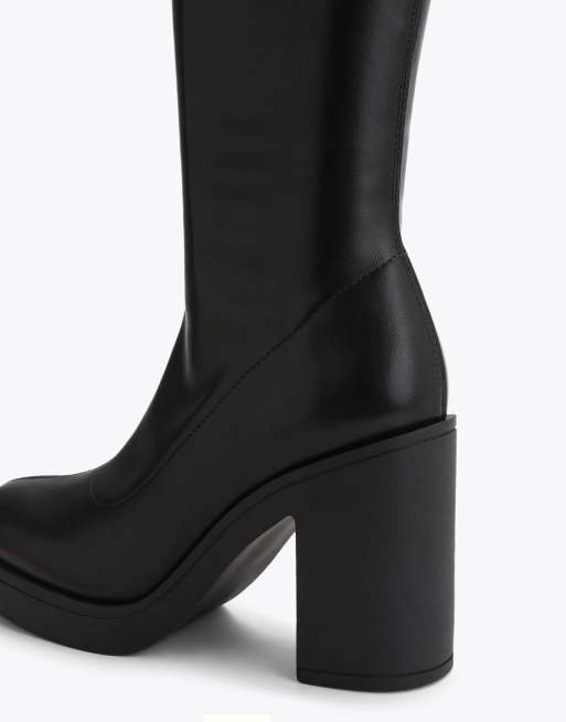 KG Kurt Geiger Twist knee boots in black, 4 of 4
