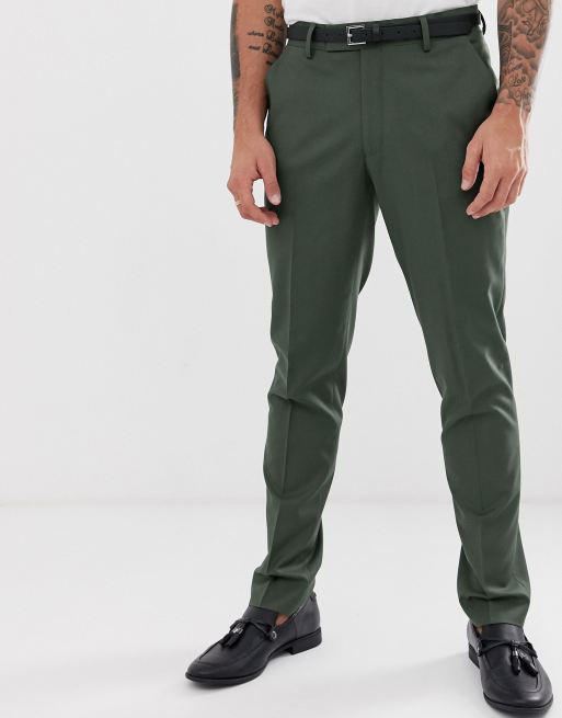 Skinny khakifarvet jakkesæt fra ASOS DESIGN, 3 af 3