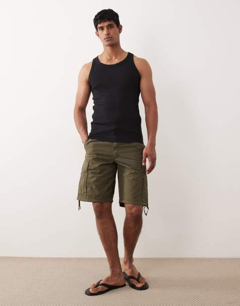 Khakifarvede cargoshorts fra Jack & Jones - view 1