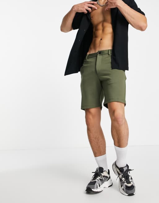 Khakifarvede chinoshorts fra Jack & Jones Intelligence