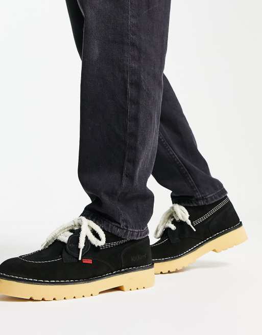 Kickers daltrey chukka boots in black